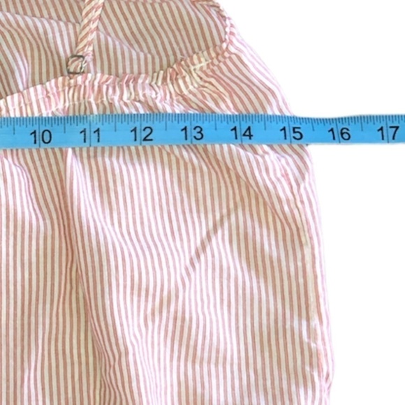 HOLLISTER CALIFORNIA Tank Top Blouse Women's Size Medium Pink Cotton Ruffled - Picture 4 of 10